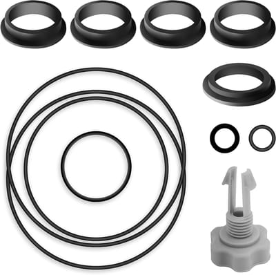 Set van 12 duurzame en scheurvaste O-ringen voor zwembadpompen, geschikt voor zandfiltersystemen en Intex accessoires