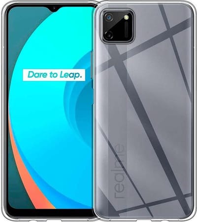 Hoesje Geschikt voor: Realme C11 - Silicone - Transparant