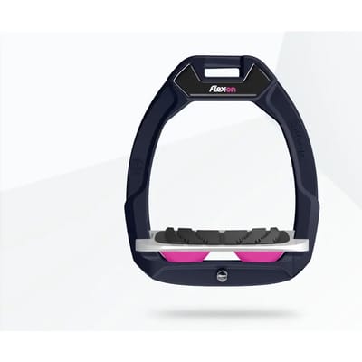 Veiligheidsspanners Paardrijden Incliné Grip Blauw/Grijs/Roze Flex-On Safe-On