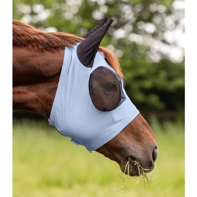 Waldhausen Vliegenmasker Puck - Anti insect - Lichtblauw Extra Full