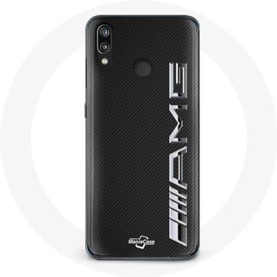 Coque - Amg - Huawei P20 Lite - Noir - Carbone - Souple noir