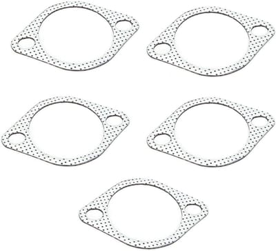 Set van 5 keramische uitlaatpakking voor 3 inch uitlaatpijp met versterkte ring voor 76mm downpipe