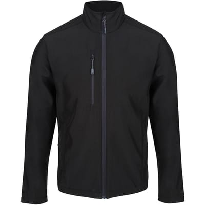 Regatta Heren Eerlijkheid gemaakt van gerecycled Softshell-jasje (Zwart)
