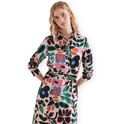 Blouse Compania Fantastica COMPAÑIA FANTÁSTICA Shirt 12010 - Flowers 7