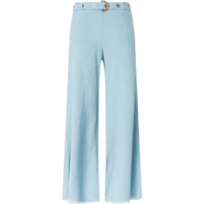 Vrouwenbroek Pinko - stretch linnenzool - blauw