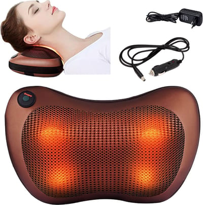 Borvat®| Shiatsu Massage Kussen - Elektrisch Nek en Rug Apparaat - met Warmte infrarood Functie