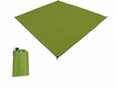 Ultralichte Tarpaulin en Vloermat voor Kamperen, Picknicken en Strandactiviteiten - Waterdicht en Duurzaam, Geschikt voor 1 tot 4 Personen, 210 x 150 cm
