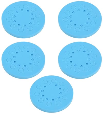 Ronde houder voor centrifugebuisjes, 5-delige set voor 2 ml en 1,5 ml buisjes met 20 gaten, ideaal voor laboratoria en experimenten