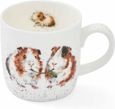 Merkloos Porseleinen Mok 310ml - Dierenprint, Vaatwasserbestendig