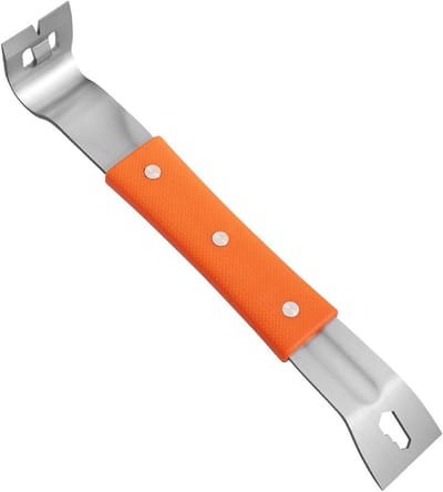 Koevoet - Plintverwijderaar - Nagels Verwijderen - Rubberen Handvat - 28 cm - Zwart