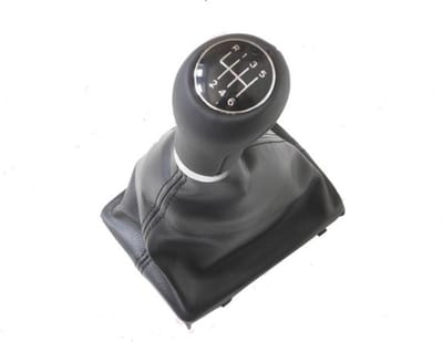 Pookknop Geschikt voor Audi A4 en Q5 vanaf 12-2007 tot 08-2015 (5 versnellingen) Audi pook met pookhoes audi versnellingspook