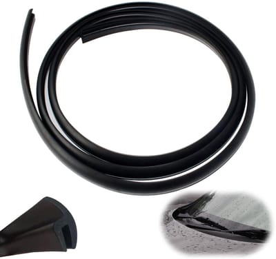 Dailygoods - Cosensi - Dailygoody - Windshield Seal - Auto Raamafdichting - Duurzaam Rubber - Zwart - Geluidsreductie - Ideaal voor Voertuigen - 1.7 Meter