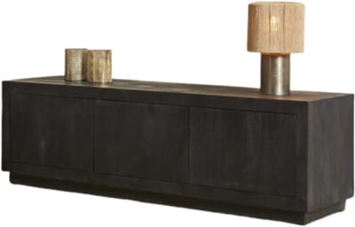 Starfurn - Tv meubel Brussel - Zwart - 42x150x46 cm