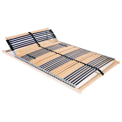 vidaXL - Lattenbodem - met - 42 - latten - 7 - zones - 140x200 - cm