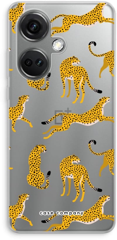 Case Company® - Hoesje geschikt voor OnePlus Nord CE 3 hoesje - Luipaard - Soft Cover Telefoonhoesje - Bescherming aan alle Kanten en Schermrand