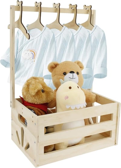 Kraammand - Geboortemand met Knuffel - Kraamcadeau Meisje - Verzorging