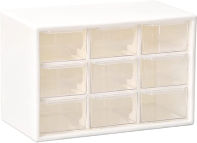 9 Laden Organizer Box van Plastic voor Thuis, Werkplaats en Kantoor - Opslag voor Sieraden, Knutselspullen en Gereedschap