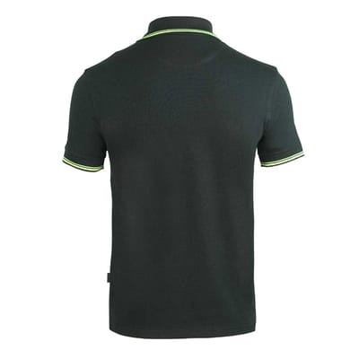 Aquascutum Unisex Volwassen Crest Poloshirt (Zwart/Wit)