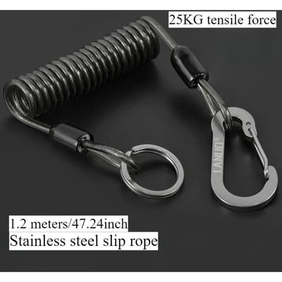 [Kit de Pêche Léger] 1pc Kit de Sécurité pour Canne à Pêche PE Légère & Durable | Rangement Compact, Fermeture Sécurisée, Matériau TPU