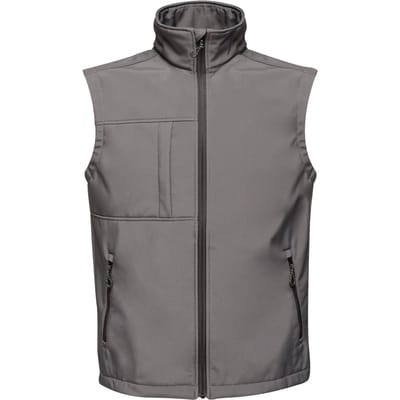 Regatta Heren Octagon II bedrukbaar gilet (Afdichting Grijs/Zwart)