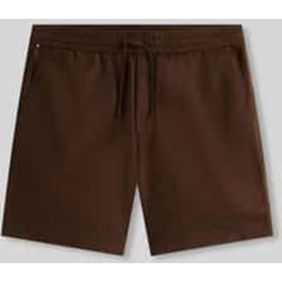 Tommy Hilfiger Dover 8 Po Sorona Linen Chino Legacy Brown Größe: W32 | Kurze Sporthosen Outlet | Herren | Weiß
