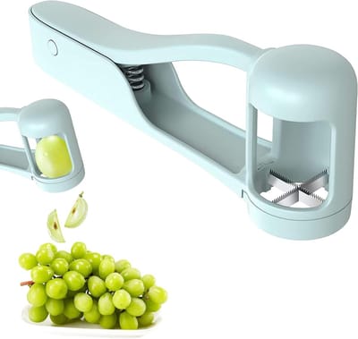 Fruit- en Groentecutter voor Peuters, Ideaal voor Aardbeien, Tomaten en Druiven, Veilig Snijgereedschap voor Gezonde Snacks