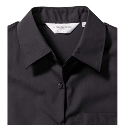 Russell Collectie Dames / Dames Lange Mouwen Shirt (Zwart)