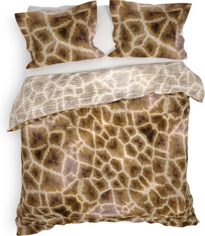 Heckettlane Tyra - Dekbedovertrek - Lits-jumeaux - 260x200/220 cm - Bruin