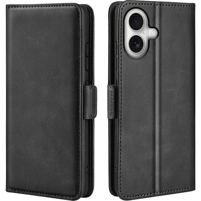 Comfycase Apple iPhone 17 Bookcase Hoesje Zwart