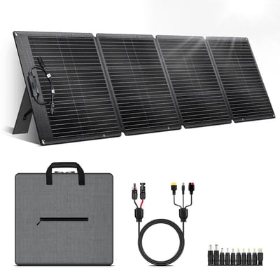 Opvouwbaar Zonnepaneel 200W Monokristallijn Draagbaar voor Powerstation en Camping