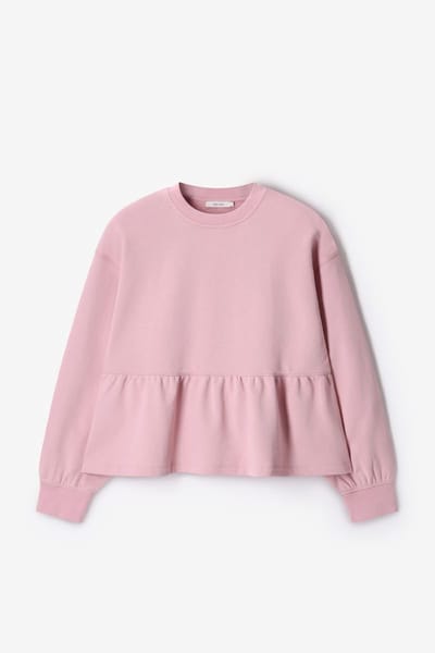 Sissy-Boy - Roze sweater met peplum