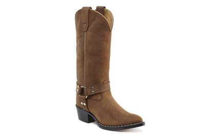 Bootstock Jacky Brown High Cowboylaarzen - Kinderen - Bruin - Leer