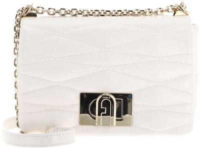 FURLA Leren Schoudertas 1927 Mini Crossbody Bag 22 Panna Crème