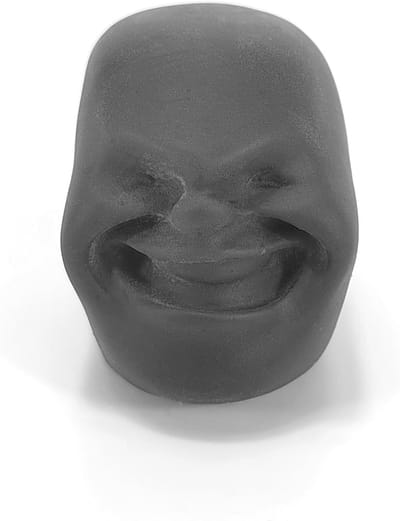 Grappige en Innovatieve Gadget als Cadeau, Siliconen Menselijk Gezicht Globe, Anti-Stress Vent Speelgoed met Geur