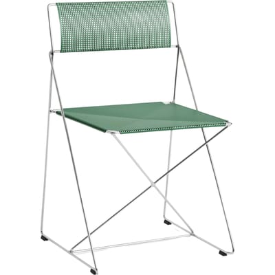 HAY X-Line stoel chroom - leek green