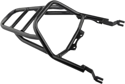 Bagagedrager Motor - Achterrek Kofferrek - Motor Bagage Vervoeren - Sterke Aluminium Legering - 18 mm Diameter - Zwart
