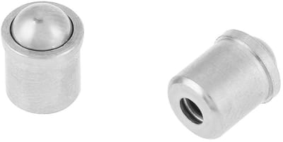 Dailygoods- Plunjer Set 10 Stuks - Roestvrij Staal - Kogelplunje - Drukbevestiging - Mechanische Toepassingen - Eenvoudig te Installeren - Veerplunjer