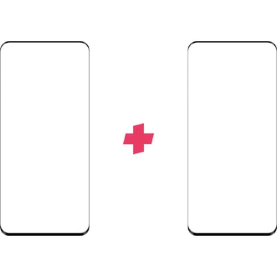 DuoPack: Xiaomi Mi 10 screenprotector gehard glas Edge to Edge