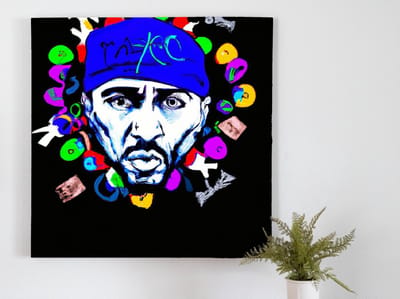 Hiphops greatest | Hiphop's greatest | Kunst - 80x80 centimeter op Forex | Foto op Forex