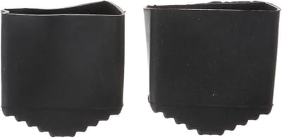 Antislip Laddervoeten - Rubberen Pads Voetkappen - Ladder Stabiliseren - Vloerbescherming - 2 stuks - Zwart