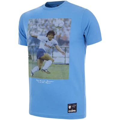 COPA - Maradona Napoli Away T-Shirt - Heren - Blauw - XS
