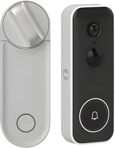 Yale - Linus L2 Smart Lock en Slimme Videodeurbel Set - Zilver