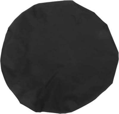 Vuurkorfhoes Rond - Beschermhoes Buiten - Terras Beschermen - Waterdicht En Vuurvast - 81x81x10 cm - Zwart