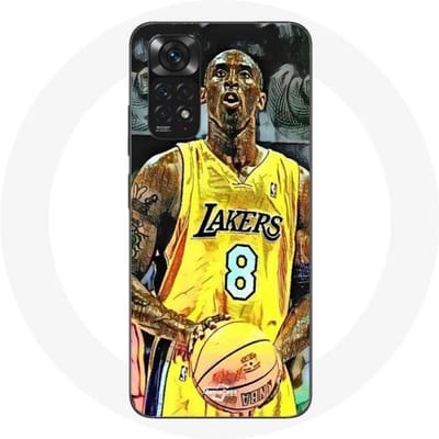 Coque - NBA - Xiaomi Redmi Note 11 4G - Kobe Bryant Dunk - Souple - Noir noir