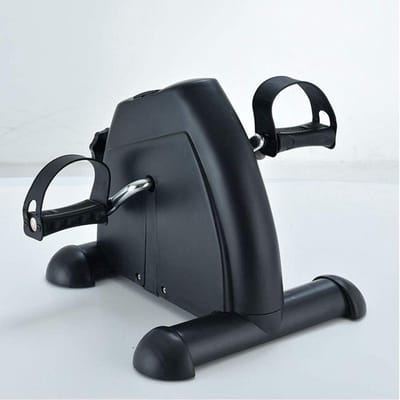 Mini Hometrainer - Fiets trainer - Revalidatie en Fitness - Instelbare Weerstand - Compact Design - Zwart