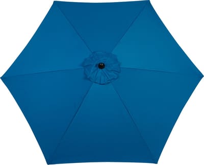 HAUSS SPOLE Parasol Dubbelzijdig – 9 Ft – Staal – Donkerblauw – Kantelbaar Met Zwengel – Voor Tuin, Terras En Zwembad