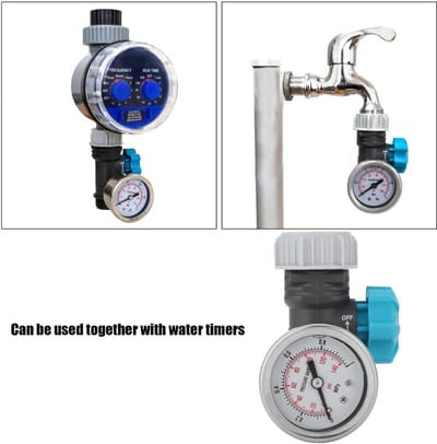 Dailygoods- Waterdrukventiel 140psi/10bar - Drukreduceerventiel - Verstelbare Waterdrukregelaar - G3/4 inch Inlaat/Uitlaat - POM Materiaal - 8,5 x 5 cm Afmetingen - Drukregelaar