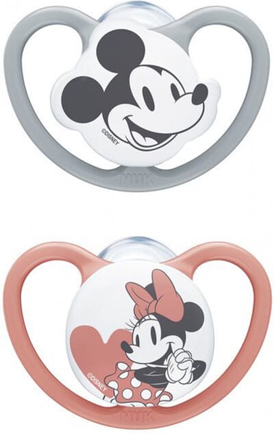 NUK Space Disney Baby fopspenen 2 st. 6+ m