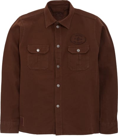 King Kerosin Vintage canvas houthakkersjas Ride Forever bruin