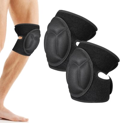 Comfortabele Kniebeschermers met Dikke Spons voor Tuinieren, Klussen en Sport - Antislip & Verstelbaar